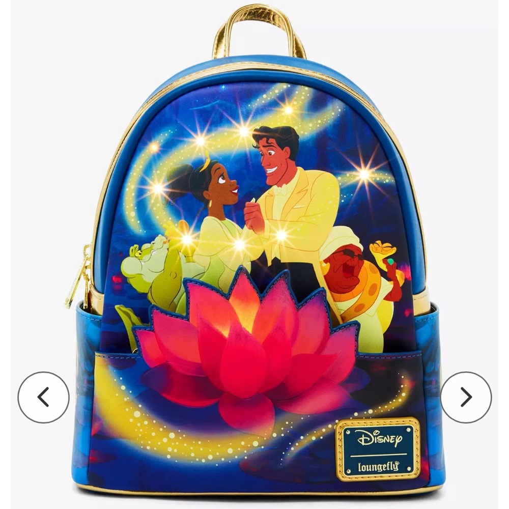 💙PRICE FIRM💙 Loungefly Disney Princess And The Frog Bayou Light-Up Mini Backpack